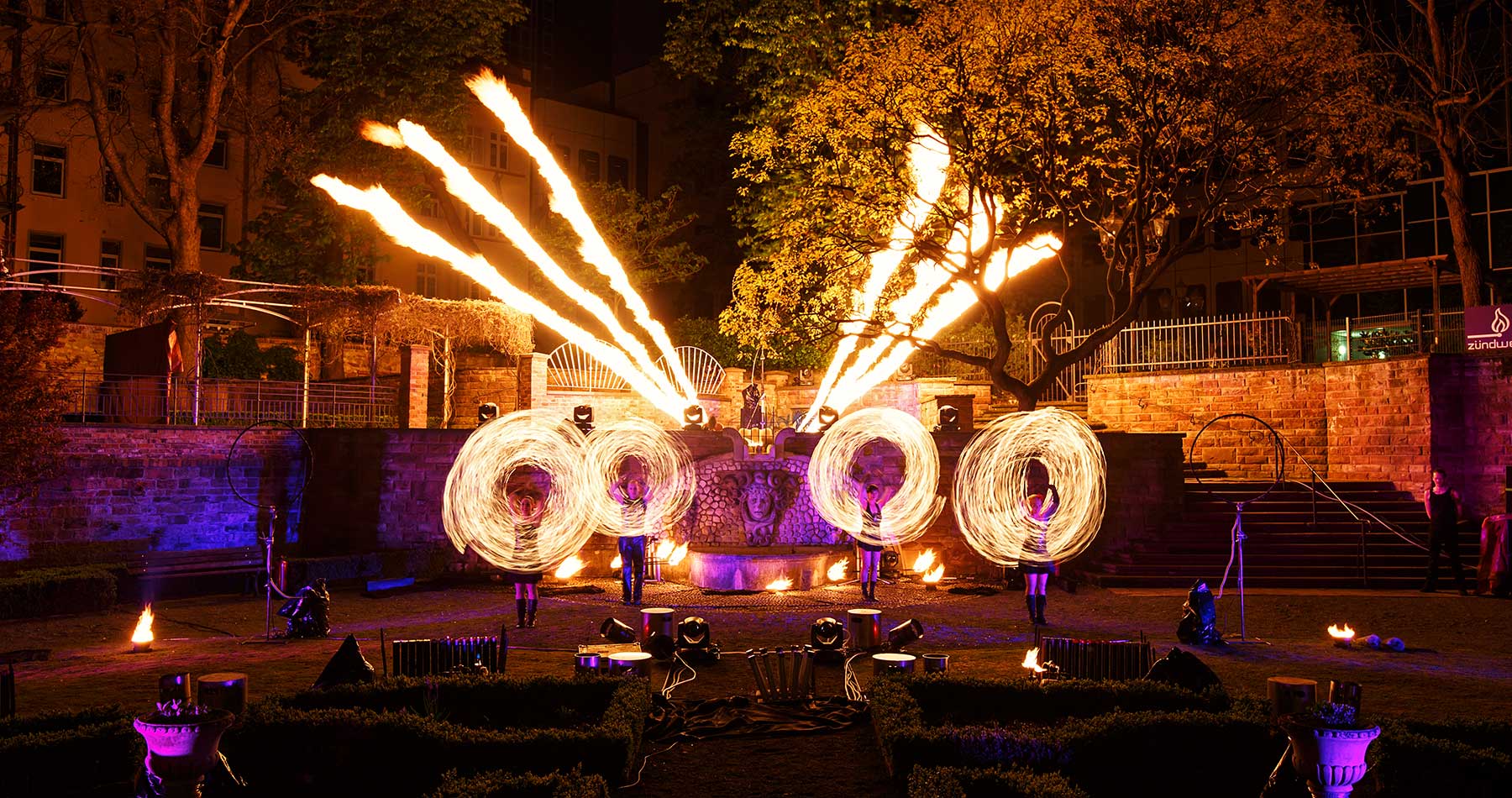 fire show for the luminale
